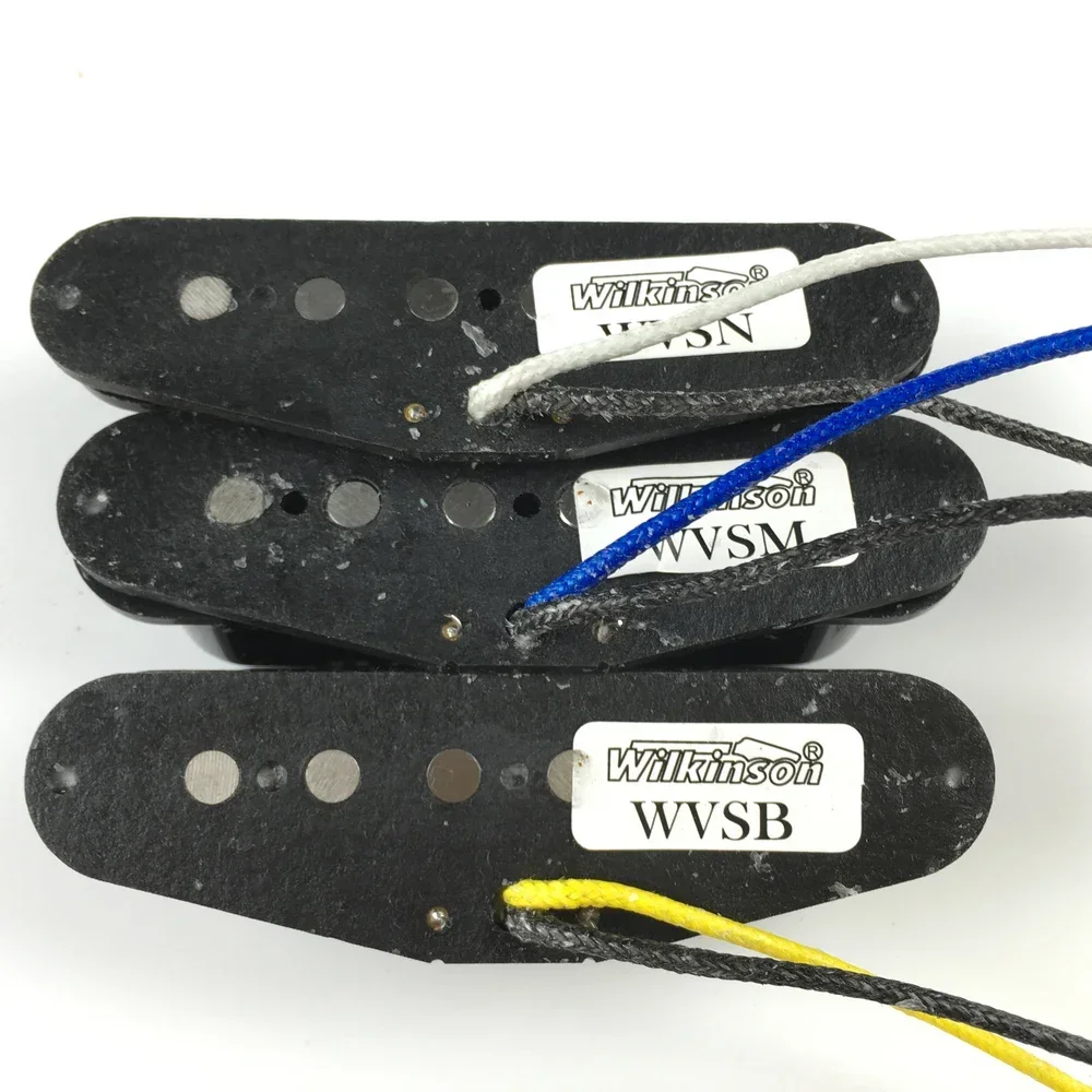 Wilkinson 60's WVS Alnico V Single Coil Guitar Pickups Black Electric Guitar Pickups For ST guitar Made In Korea