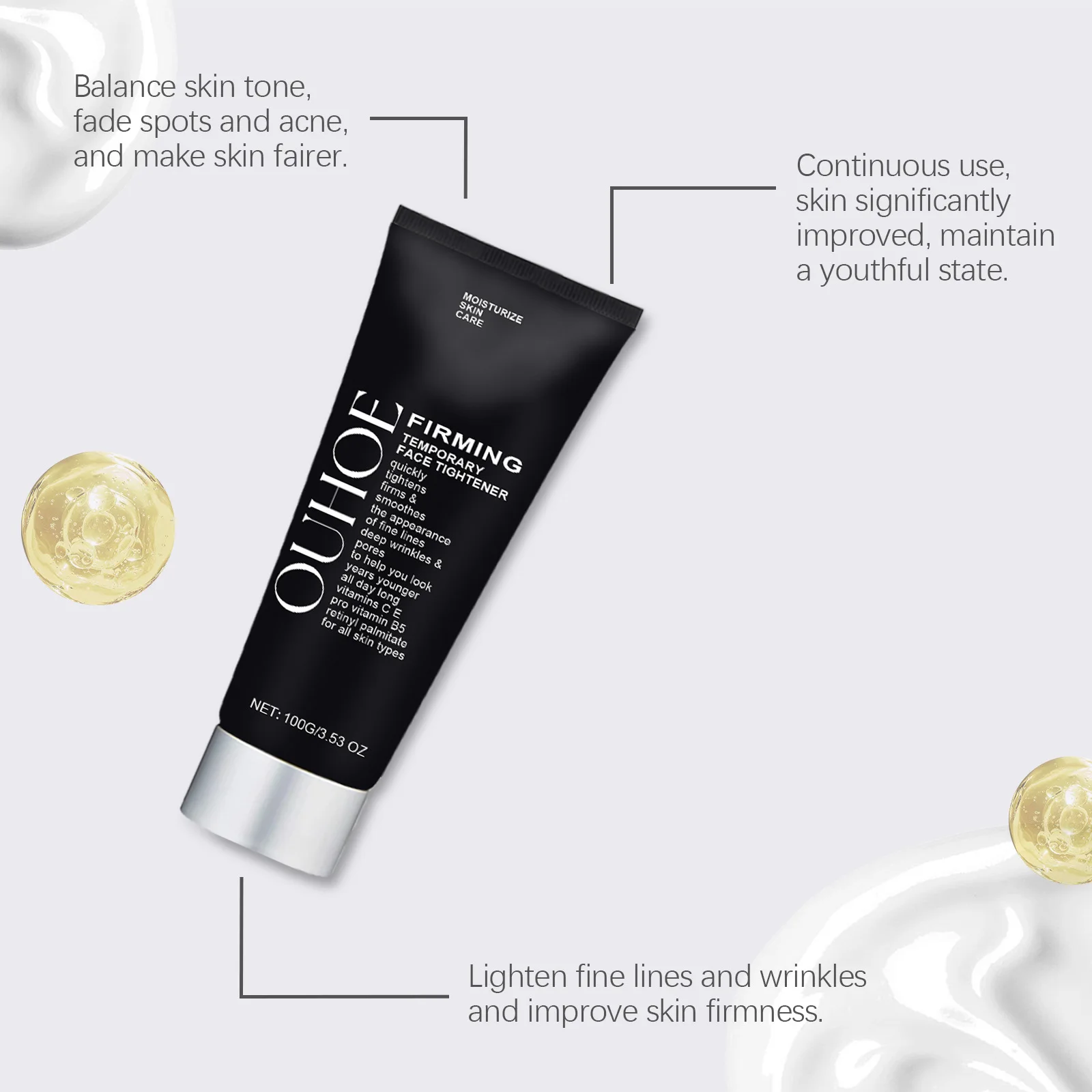 100g Rich Face Cream for Intense Hydration and Nourishment - Softens and Reduces Wrinkles for A Healthier Youthful Glow