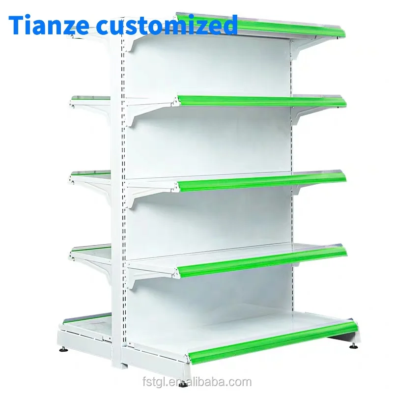 [Customized]Supermarket Shelves Fashion Supermarket Gondola Display Rack Shop Equipment