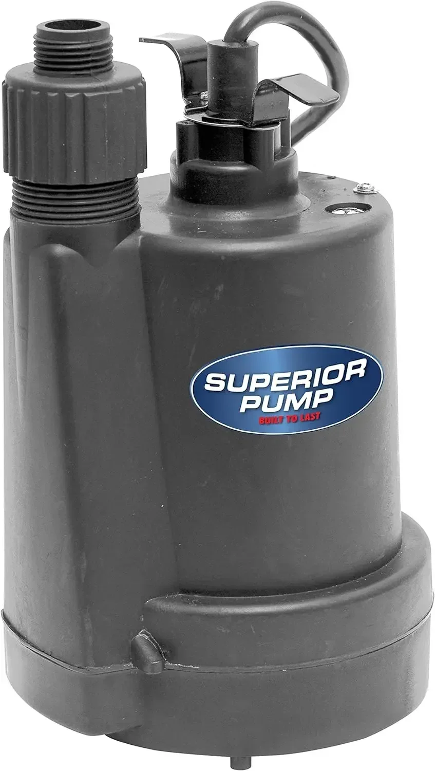 Thermoplastic Submersible Utility Pump with 10-Foot Cord