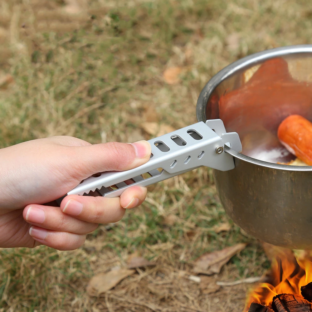 Outdoor cookout anti-ironing clip pot clip cutlery clip Barbecue clip cake clip Microwave food grab plate clip food clip tool