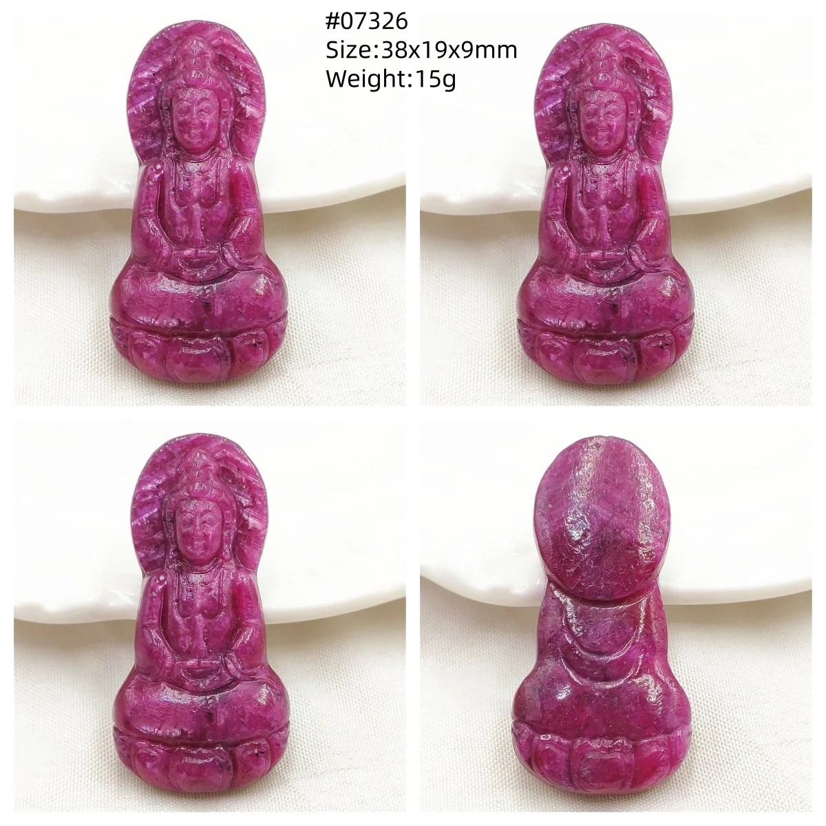 

Натуральный Красный Рубиновый Кулон «Звездный Свет Гуаньинь» для Мужчин и Женщин, Ожерелье с Красным Рубином, Модное Ювелирное Украшение, Категория AAAAAA