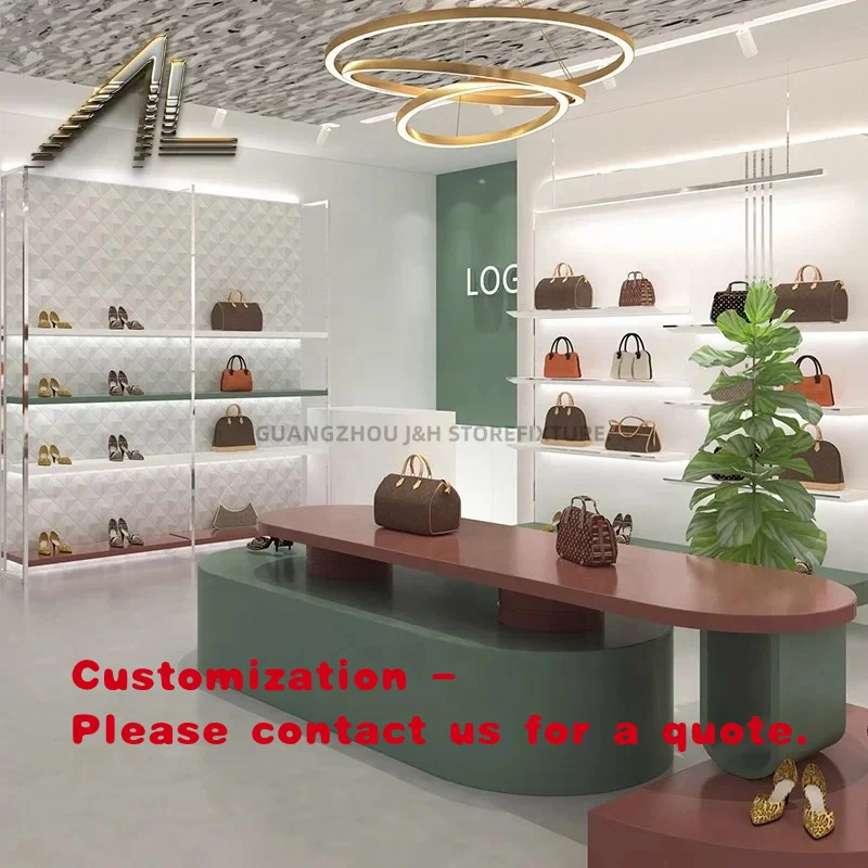 

Новый дизайн, профессиональная настенная вешалка для сумок и одежды, стеллаж для демонстрации товаров в розничных магазинах, декор для магазинов, стойка для платьев.