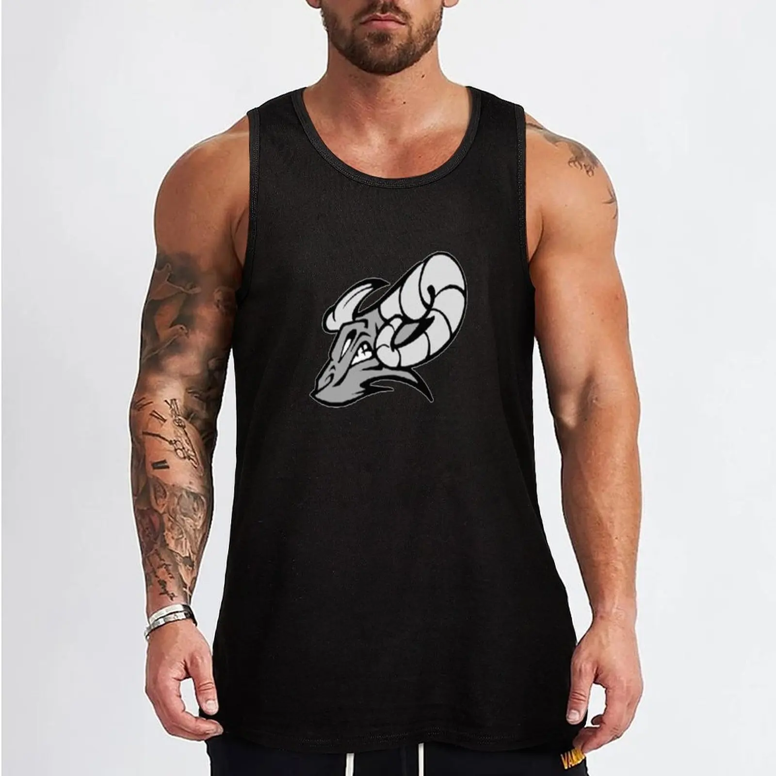 Helena Bighorns Tank Top Men's summer vest bodybuilding for men sports vest