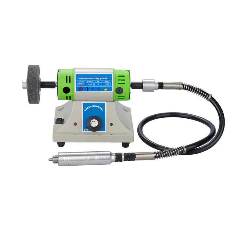 BG-3109E Aluminum base multi-functional desktop small drilling machine, soft shaft electric grinding lathe polishing machine