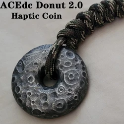 ACEdc Donut 2.0 Haptic Coin Metal Decompression Toy Magnetic Slider Coin Spinner