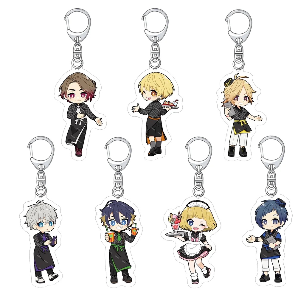 

Anime HoneyWorks 6cm Acrylic Keychain Yu Setoguchi Natsuki Enomoto Backpack Osaragi Pendants Accessories Decor Gifts