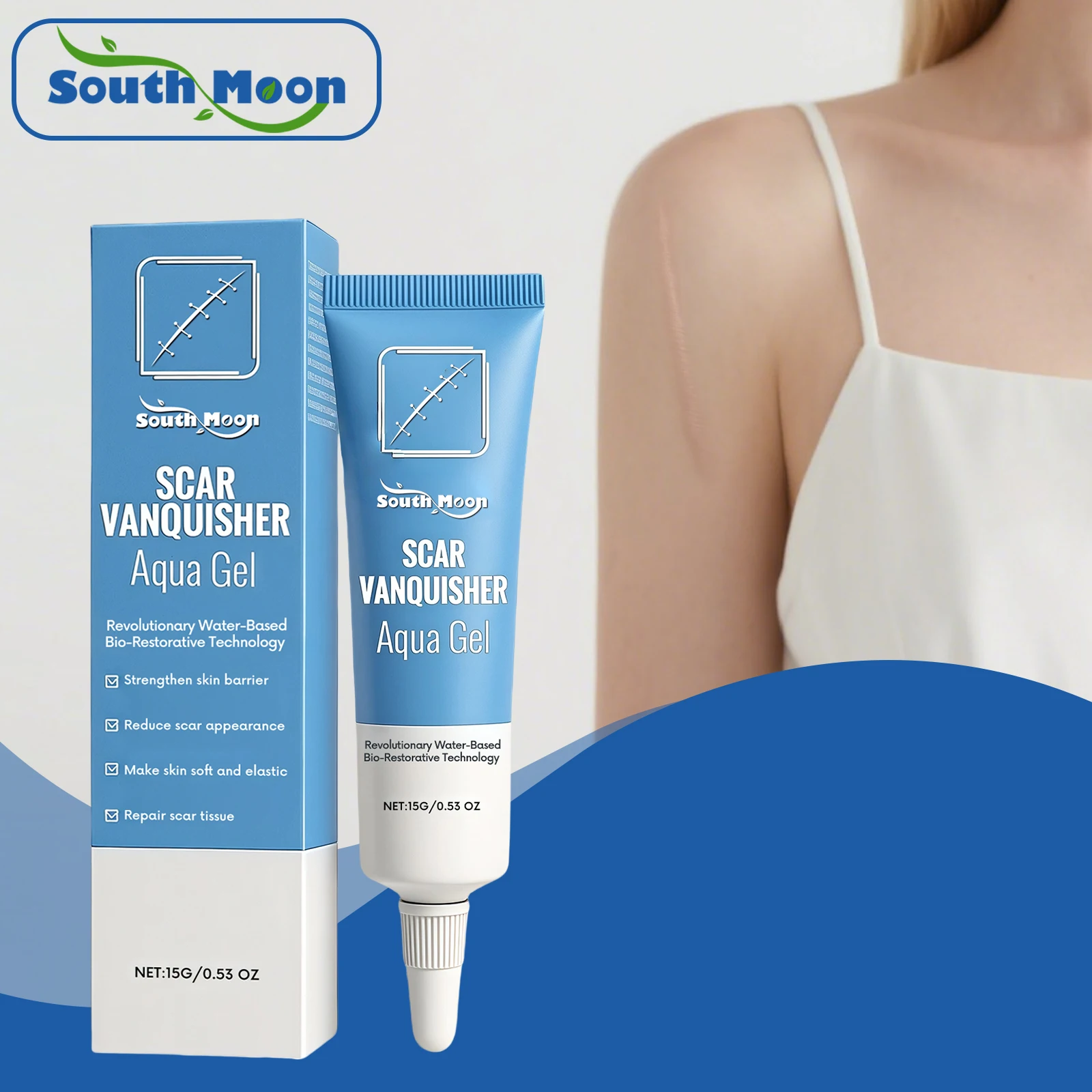 Scar Repair Gel Improve Scar Appearance Soften Scar Tissue Strengthen Skin Barrier Relieve Skin Tightness Gentle Scar Care Gel