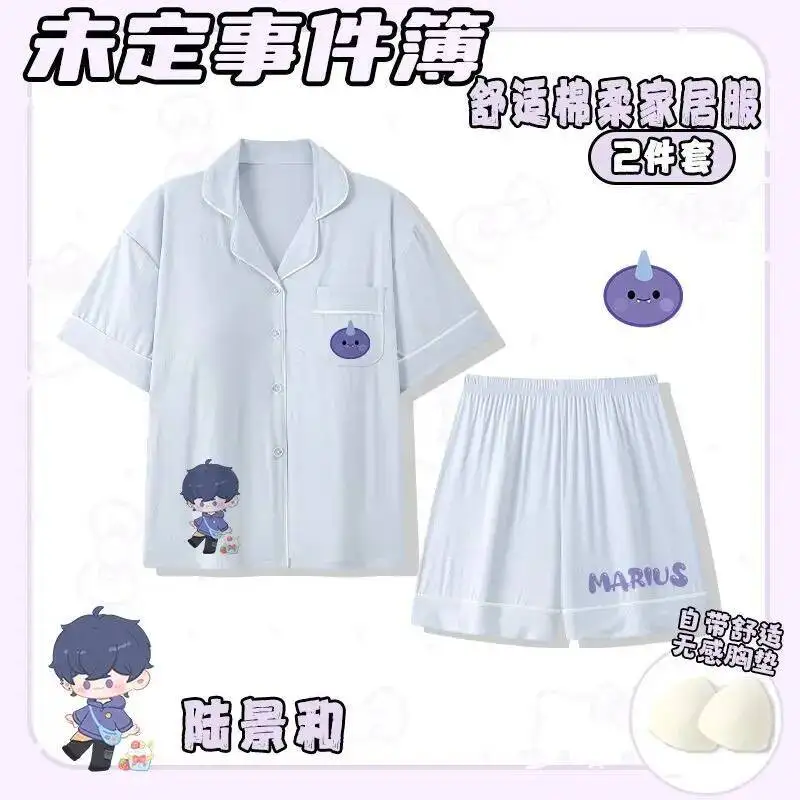 

Anime Game Tears Of Themis Cos Artem Wing Luke Pearce Vilhelm Marius 2025 Unisex Cartoon Short Sleeves And Shorts Pamas Gift