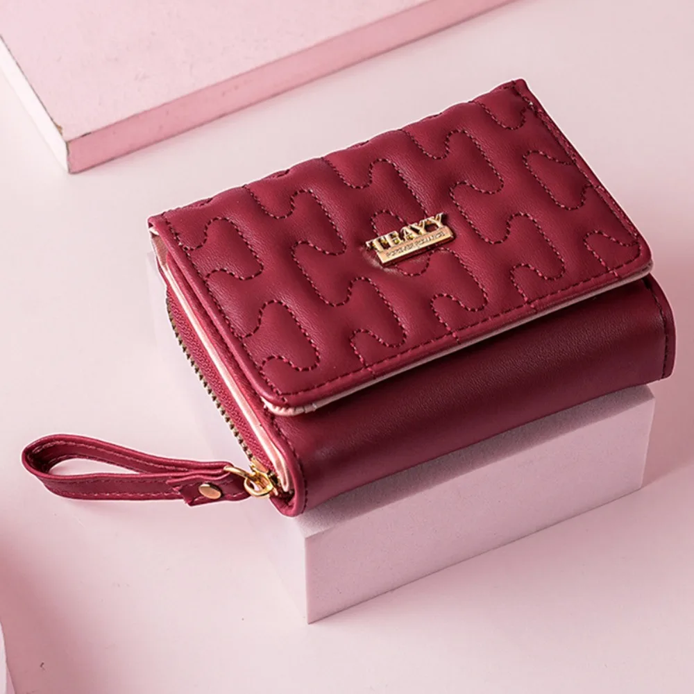 

Fashion PU Leather Women's Wallet Zipper Money Bag Coin Purse Versatile Large Capacity Card Holders