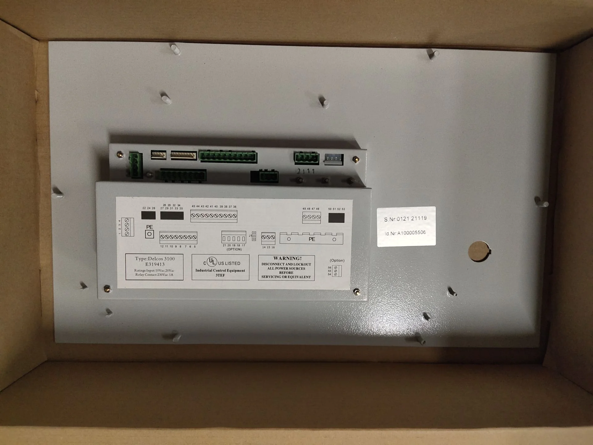 Mejor precio Piezas de compresor de aire ES3100 Panel controlador Elektronikon Delcos3100 Delcos 3100