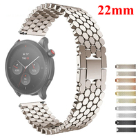 Stainless Steel Strap for Amazfit GTR4 GTR3 3Pro GTR2 GTR 47mm Stratos Pace 3 2 2S Band 22mm Watchband For Huami Amazfit Bip 5