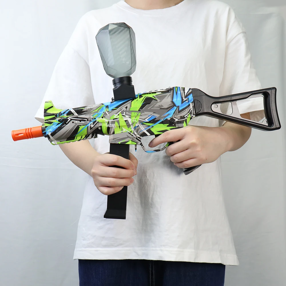 MP45 Elektrisches Gel-Ball-Blaster-Spielzeug, Spritzer-Ball-Blaster für 14 Personen, Spielzeug für Outdoor-Spiele (Gel-Ball nicht im Lieferumfang enthalten)