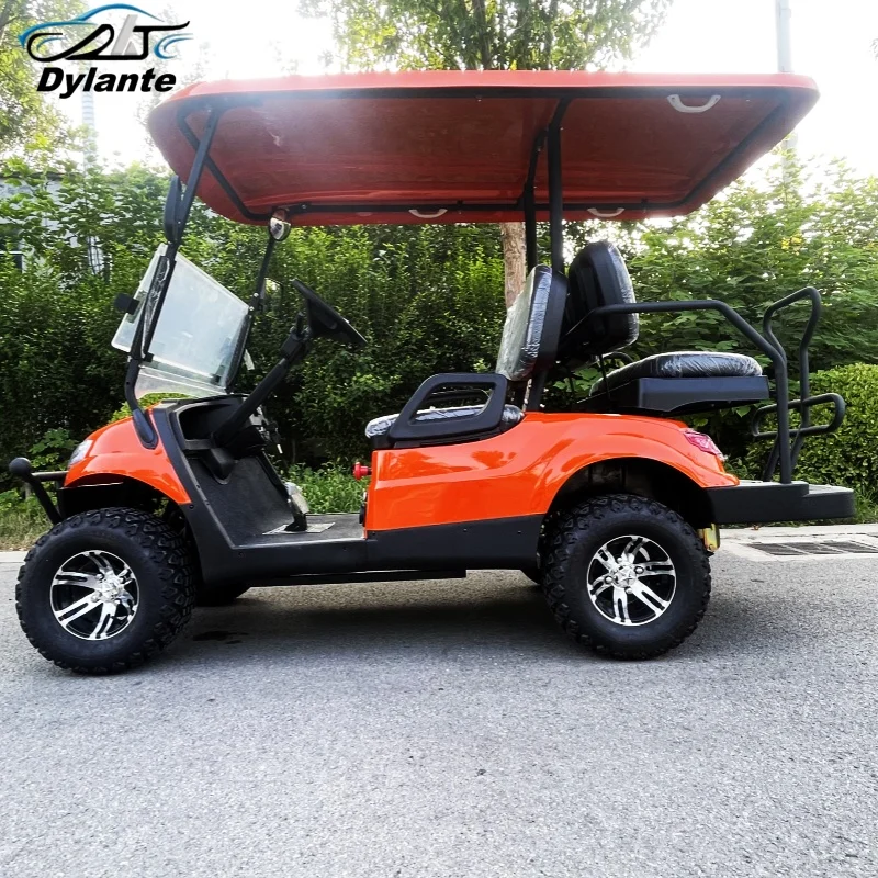 

New Fashion Factory Price Luxury Electric Golf Cart For Sale With 72V Lithium Battery Electric Golf Cart Achieve A Smooth Ride