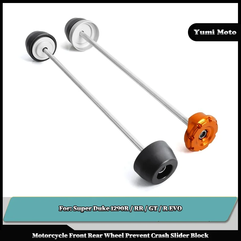 

Motorcycle Accessories Front Rear Wheel Fork Axle Cap Crash Protector Slider Spindle Hub For KTM Super Duke1290R /RR /GT /R EVO