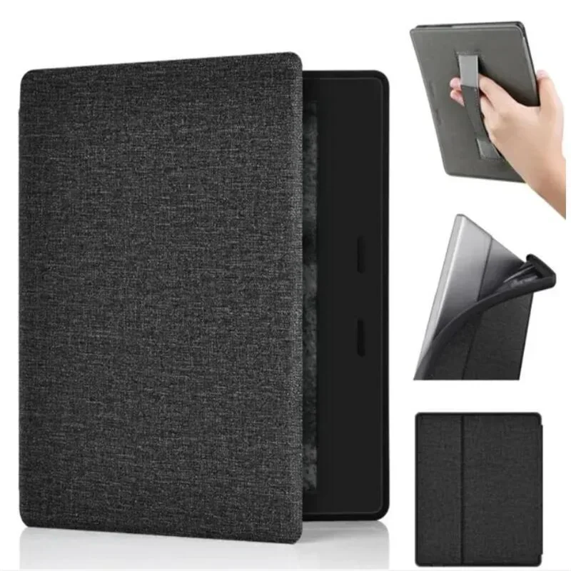 Soft TPU Back Case for Amazo n Kindle Oasis 2 Oasis 3 7.0 9th 10th Generation 2017 2019 Release Hand Strap Smart Sleep Cover