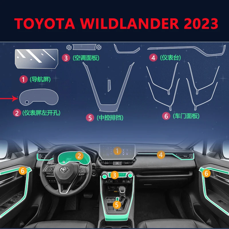 For Toyota Wildland…