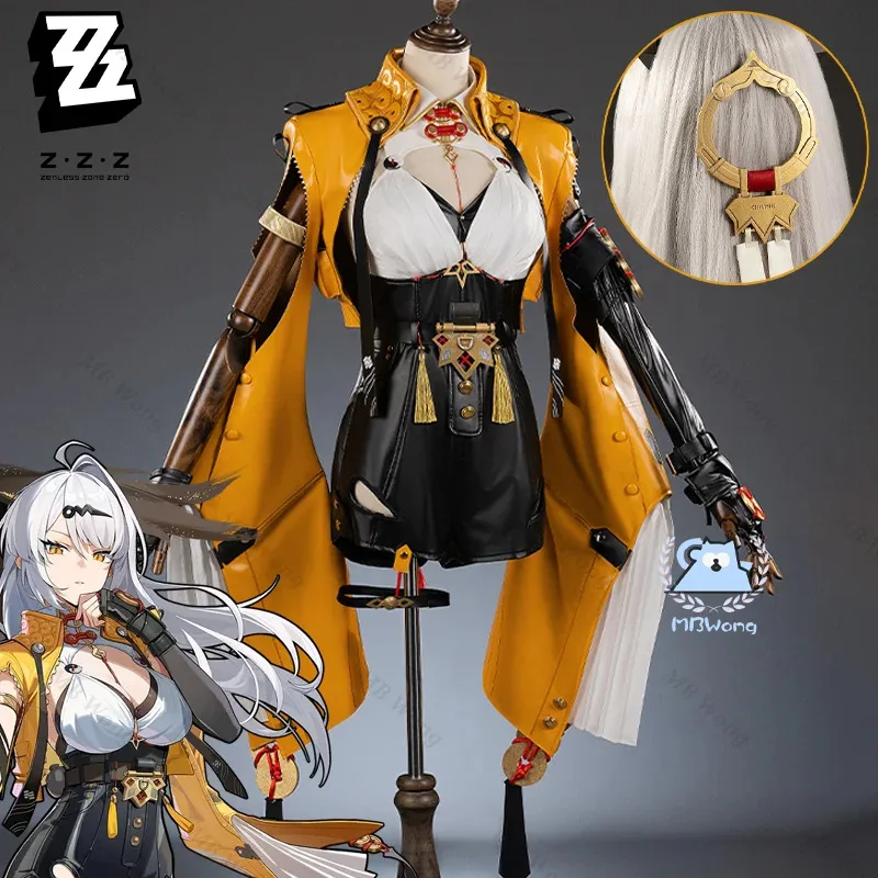 

Игра ZZZ Zenless Zone Zero Yixuan Косплей Костюм Парик Обувь Yi Xuan Cos Наряд Для Хэллоуина Униформа Взрослых Женщин Мужчин