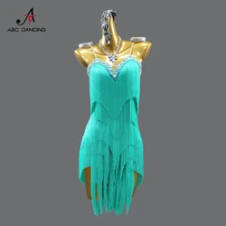 Latin Dance Dress Womens Dancewear Costume New Girls Samba Elegant Oarty Clothes 2026 Ballroom Skirt Stage Evening Practice Suit