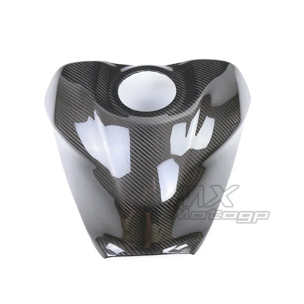Full Carbon Fiber Front Fuel Tank Cover Protector For HONDA