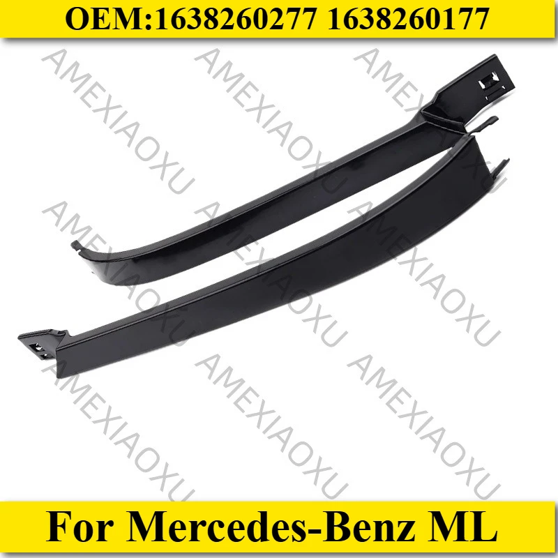

1 шт. OEM: 1638260277 1638260177 Нижняя декоративная накладка фары для Mercedes-Benz ML, декоративная накладка фары AMEXIAOXU