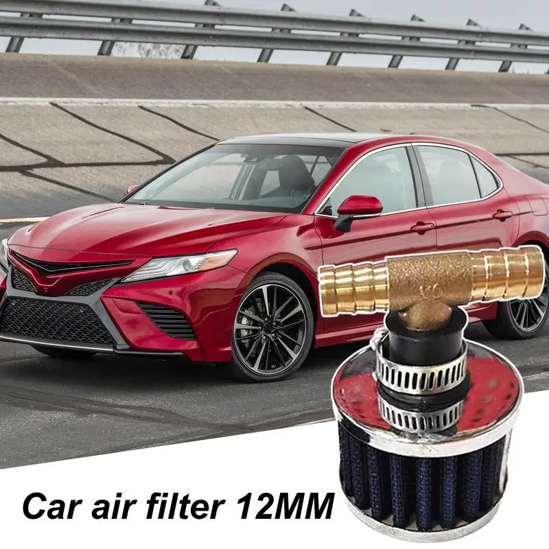 Intake Air Filter Professional Air Intake Filter For Auto 12MM Three-way Hard Joint Air Filter For Auto Powerful Car Replacement