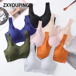 Women Wireless Bra Plus Size Seamless Bra Ice Silk Underwear M-XXL