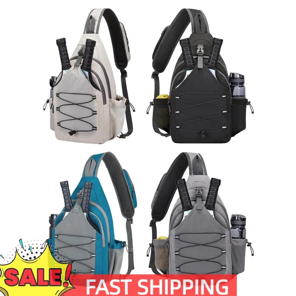 

Crossbody Sling Bag Pickleball Backpack Pickleball Paddle Bag for Pickleball Tennis Travel for Men and Women