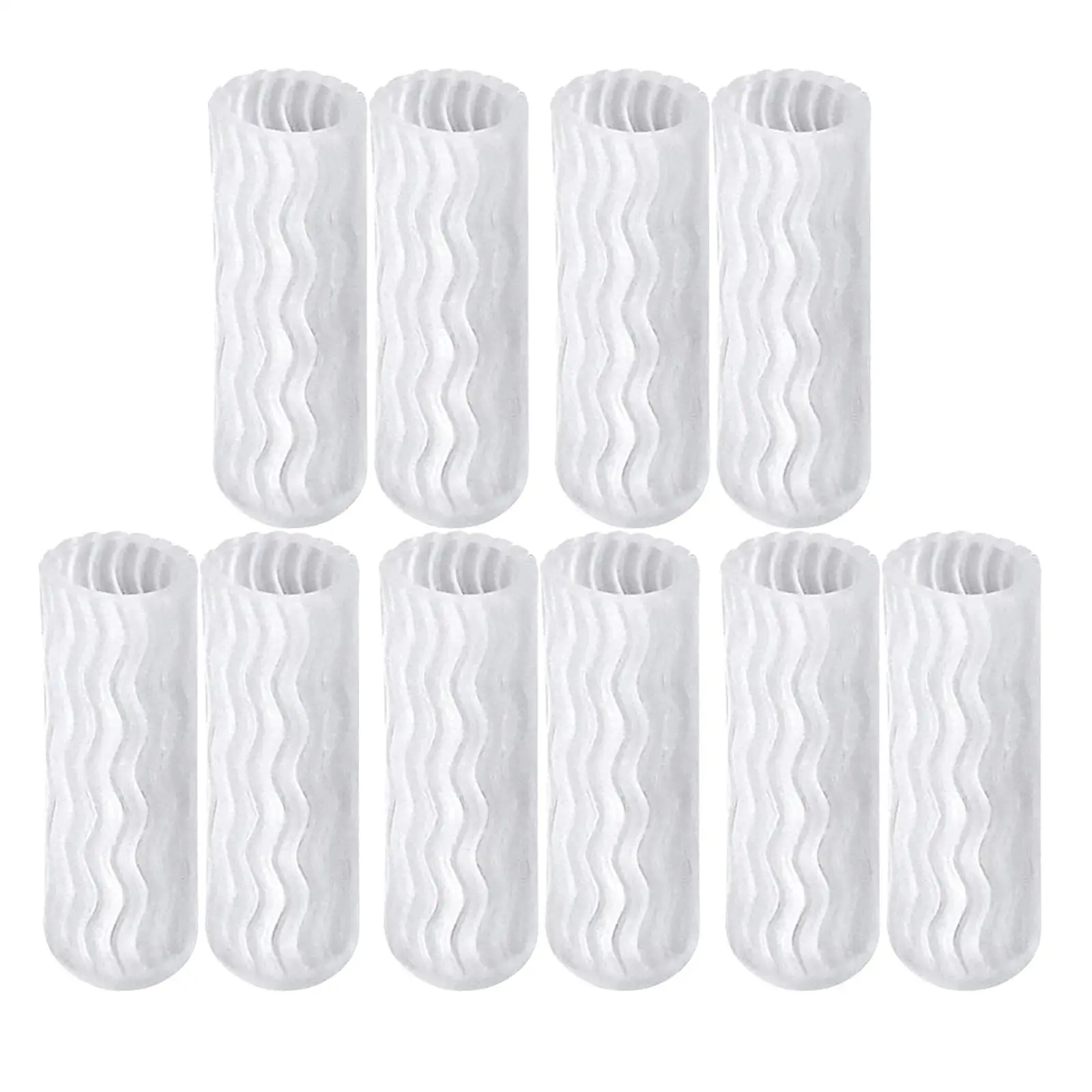 Soft Silicone Toe Separators for Curled Pinky Toes Straightener Open Toe Sleeves Protector Unisex Pain Relief