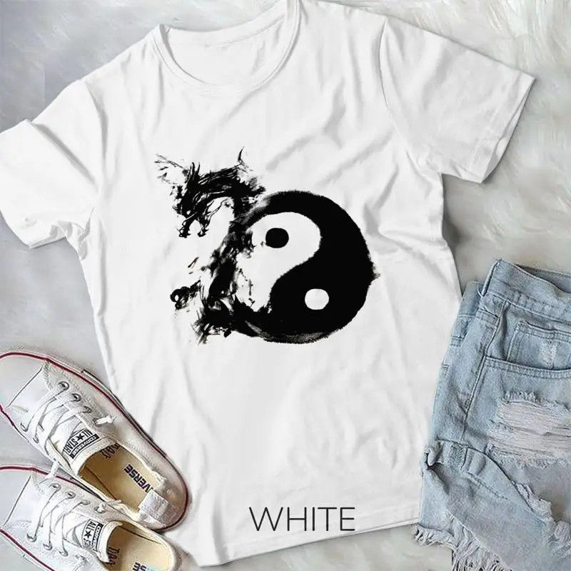 Tai Chi Dragon Watercolor Mixed Martial Art Gift Unisex T shirt