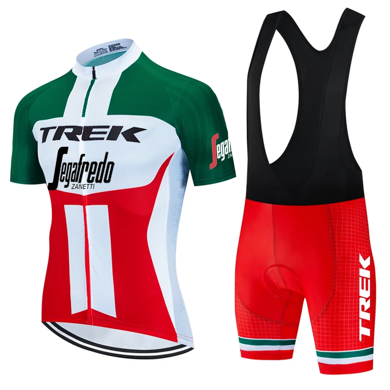 TREK Cycle Jersey Wiosna Lato Cycling Mtb Odzież Męska Zestawy 2024 Koszula Sportowy Zestaw Męski Strój Męski Tricuta na Bluzkę Rowerową