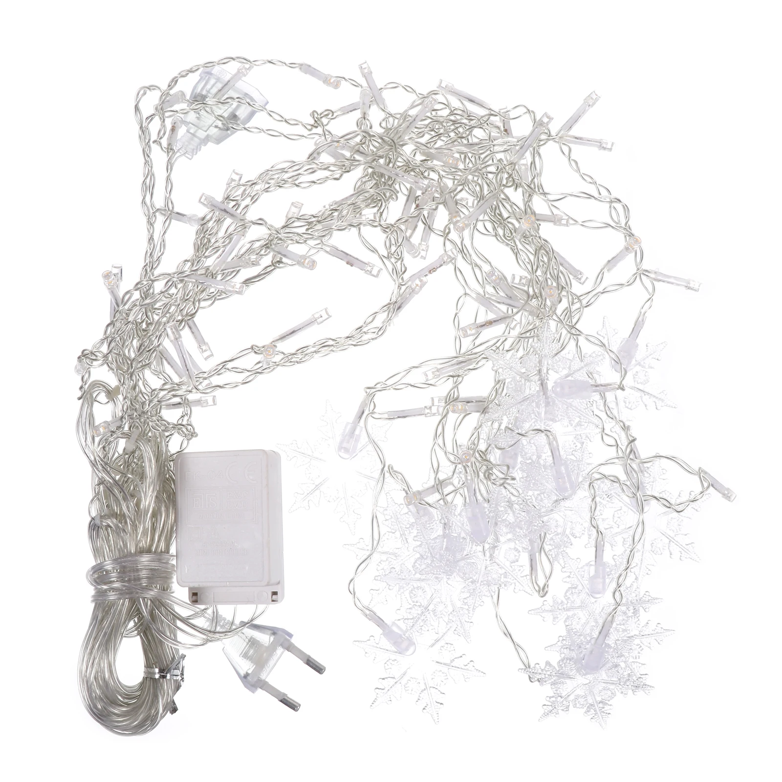 

1pc Led Snowflake String Durable Xmas Lamp Festive Xmas Decoration Party Home Lighting For Christmas Tree Site Layout