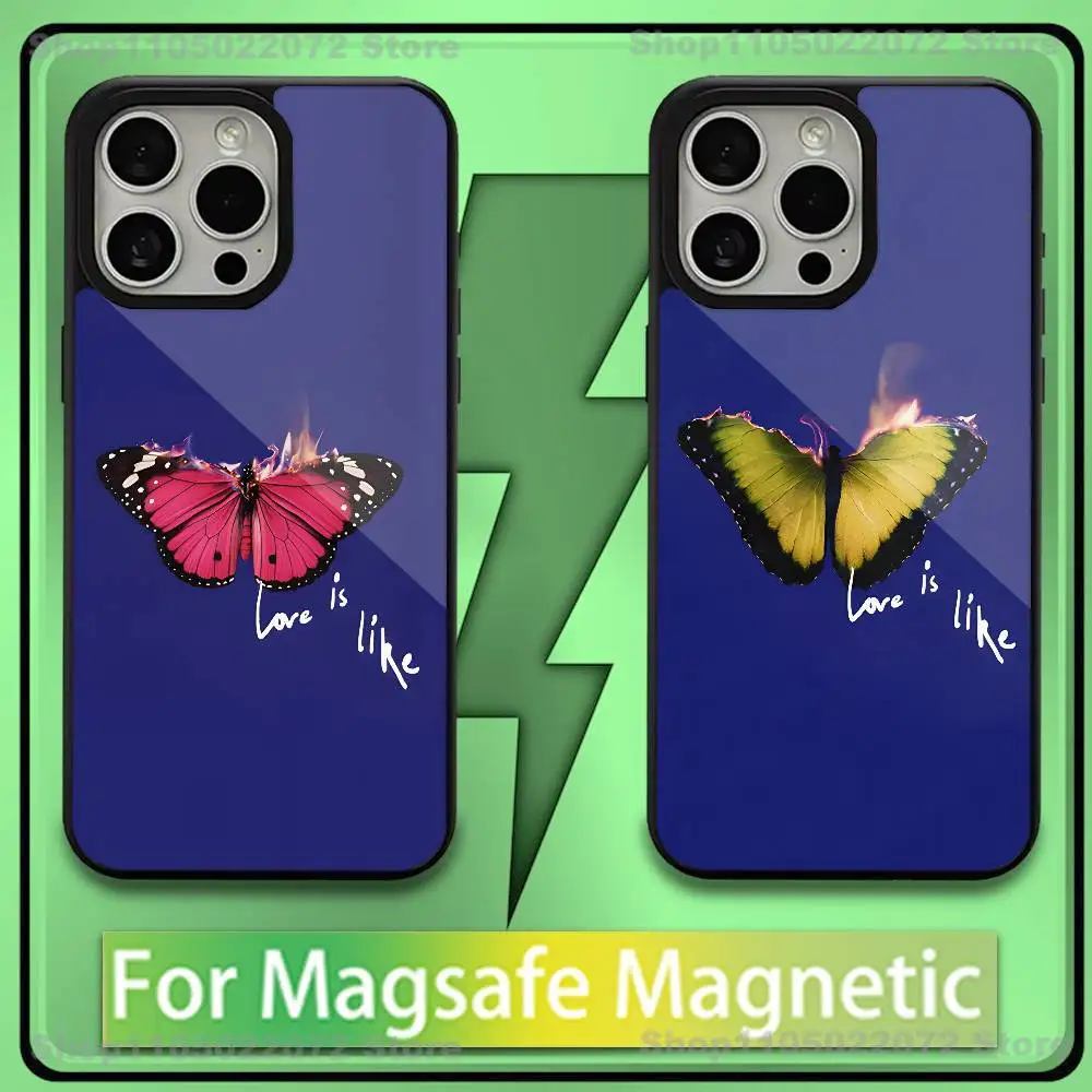 

Love Is Like M-Maroon 5 Phone Case For iPhone 16,15,14,13,12,11,Plus,Pro,Max,Mini Soft Magesafe Magnetic Wireless Charge