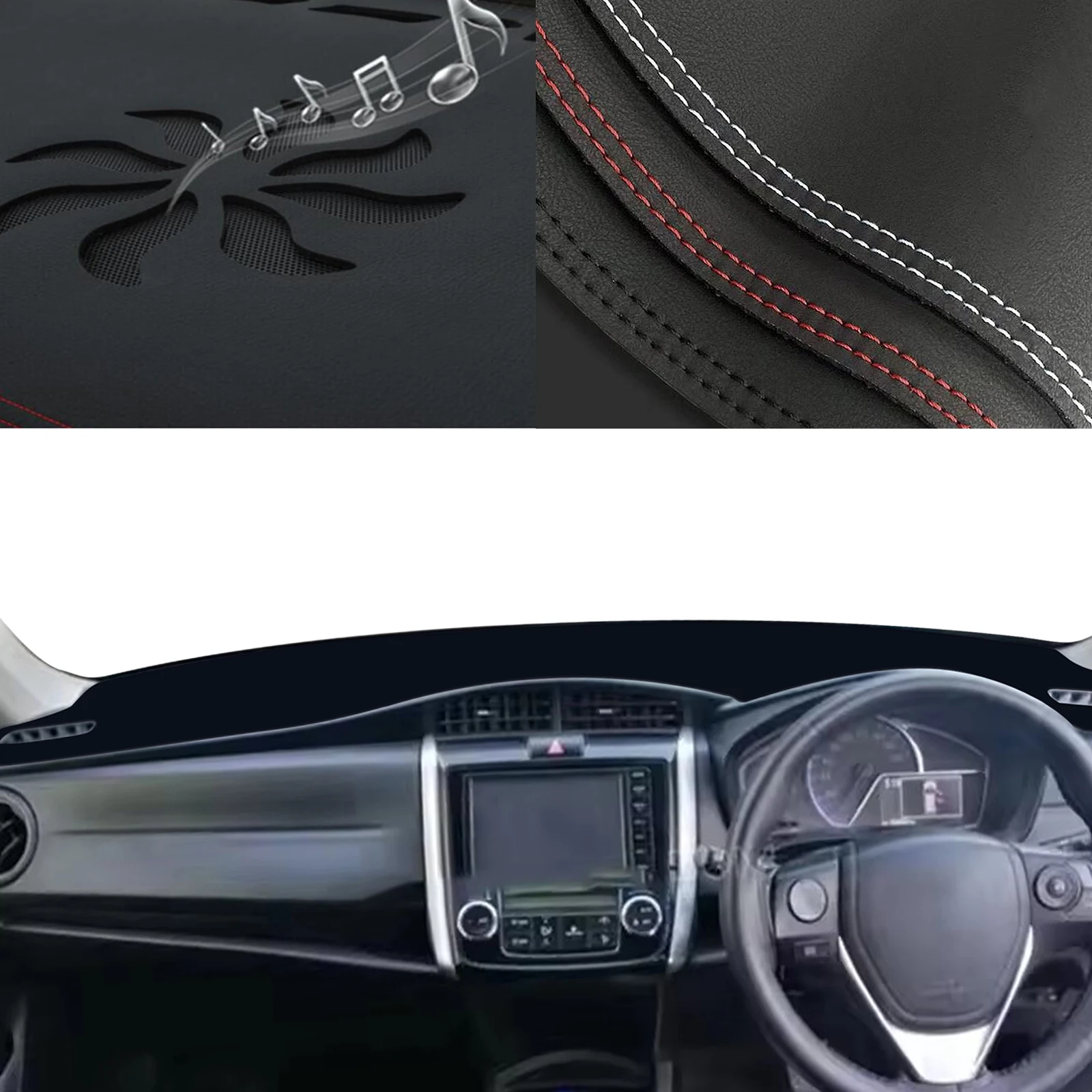 

for Toyota Corolla Axio Altis Fielder 2013-2018 Japan Special Customized Dashboard Cover Anti‑Glare Sunshade Pad Dash Mat