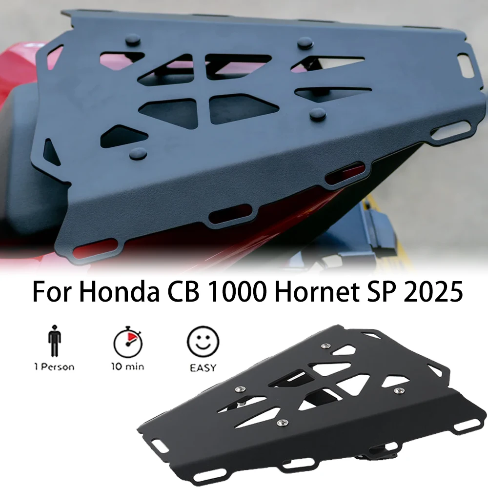 Motorcycle Rear Seat Luggage Rack Fit For Honda CB1000 Hornet SP 2025, Passenger Backrest Grab Bar Cargo Carrier Shelf Bracket