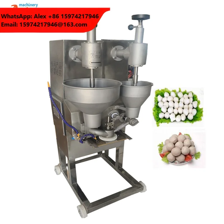 Commercial Electric Meatball Machine Fish Chicken Beef Meatball Forming Machine Stuffed Meatball Making Machine