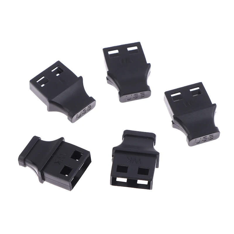 

5/10Pcs Type-A USB Port Plug With Handle Anti-dust Cover For Laptop Computer Socket Cap Unused Interface Anti-Dust Plug