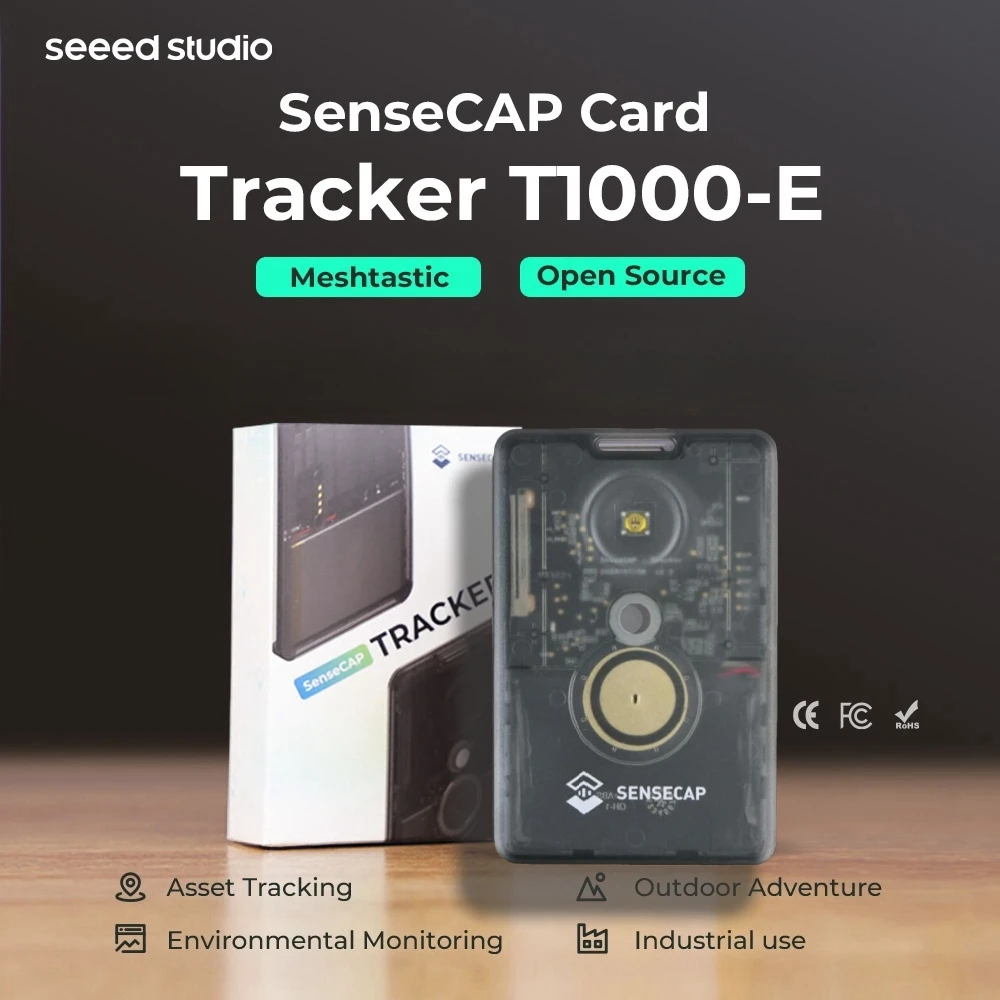 Meshtastic Lora Sensecap Card Tracker T1000-e, 868mhz 915mhz, Antenna, Ip65, Gps, Nrf52840,ble 5.0,thread,zigbee