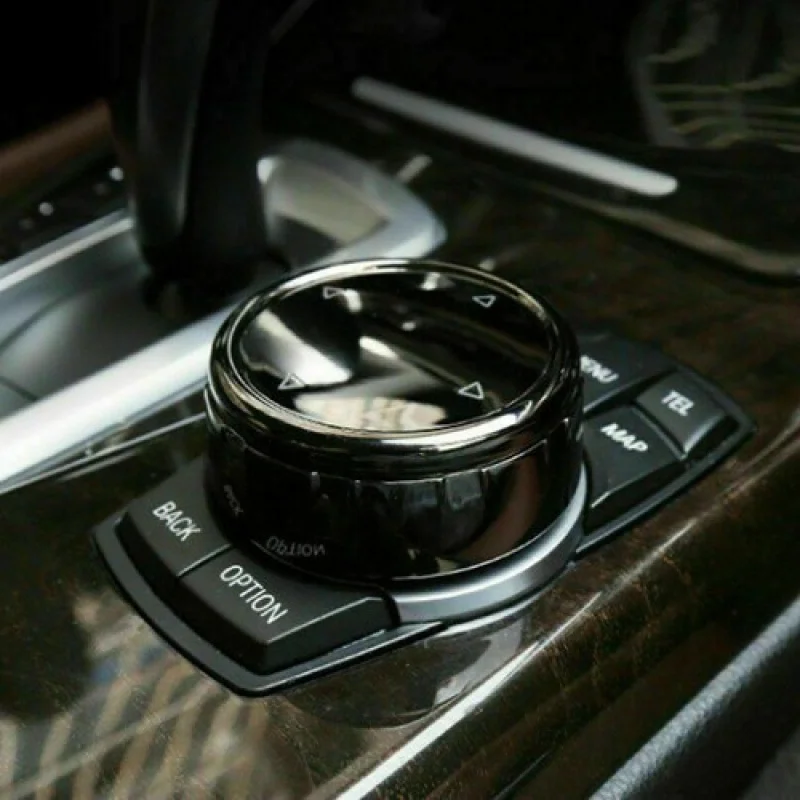 

Черная сменная мультимедийная ручка A +, кнопка IDRIVE для BMW X1 X3 X4 X5 X6