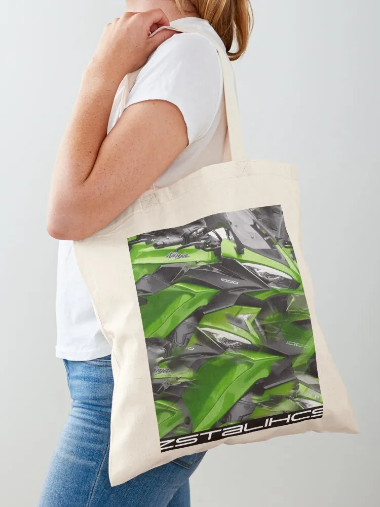 

Ninja green Zstalihcs Tote Bag large tote bag eco pack Big bag women shopper woman