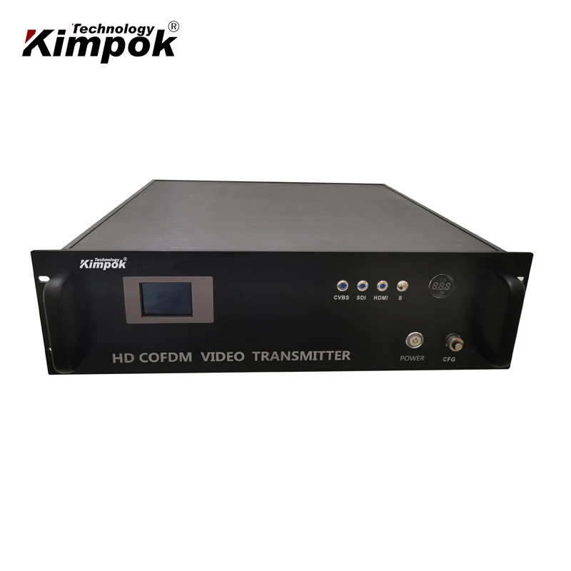 60 Watt Long Range Wireless Video Transmitter COFDM Modulation for Sea Security Forces