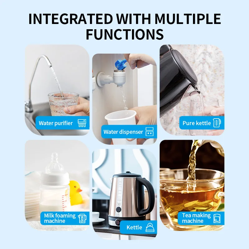 Electric System Desktop Water Dispenser Hot Water Purifier With Plastic Tank For Household & Hotel Use Countertop/Desktop Use