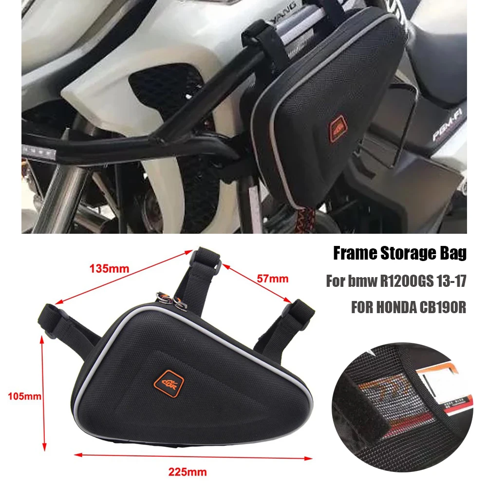 

For Bmw R1200GS 13-17 FOR HONDA CB190R Frame Storage Bag Small Kit
