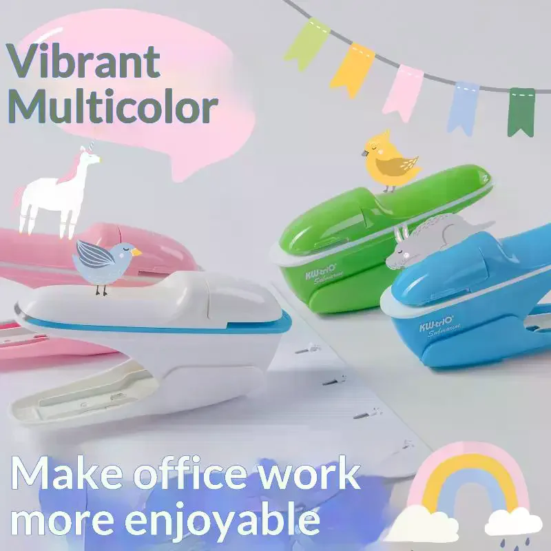 デスクトップステープルレスホッチキスは、家庭、学校、オフィスのデスクトップホッチキスで最大8枚を固定するためのものです。チケット紙や文書の綴じ付けに使用できます。