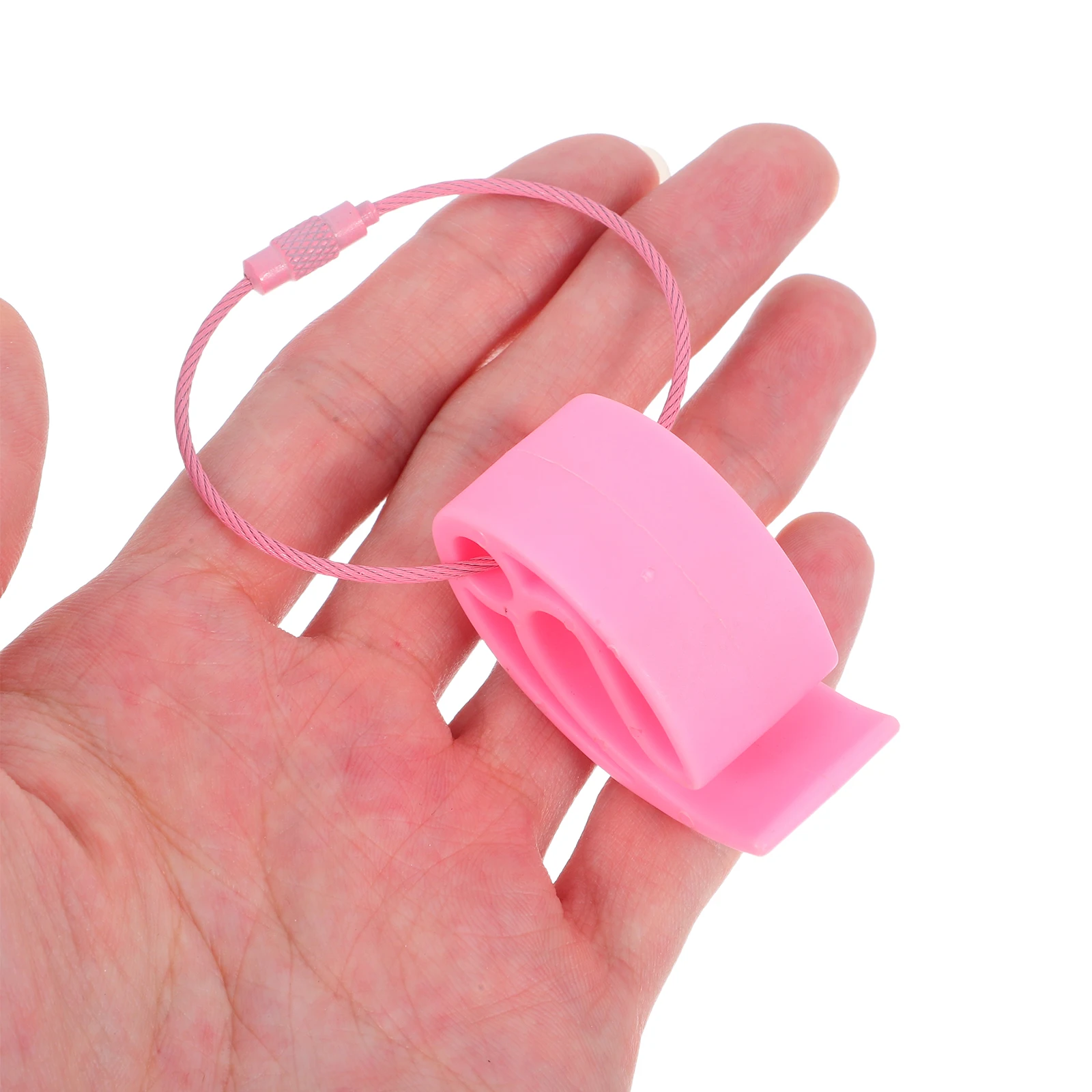 

3 Pcs Extreme Disc Clip Carrier Clips Portable Colored Flying Clamps Carrying Pink Accessory Holder for Hanging