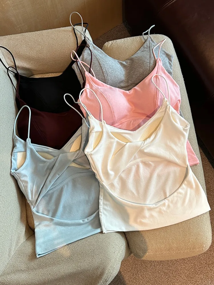 

Sensual Backless Integrated Bra Women's Inner Wear with Chest Pad Spring Season Korean Style Commute Fashion plus Size
