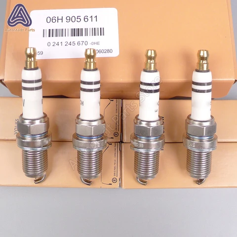06H905611 Свеча зажигания для двигателя VW Audi SKoda Seat EA888 GEN2 06H905601A 06H905604 06H905621 101905631B 101905631H 06H 905 611