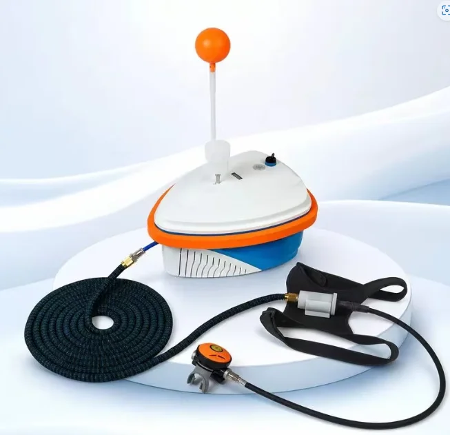 Diving oxygen equipment, available in two versions of 18 meters and 20 meters