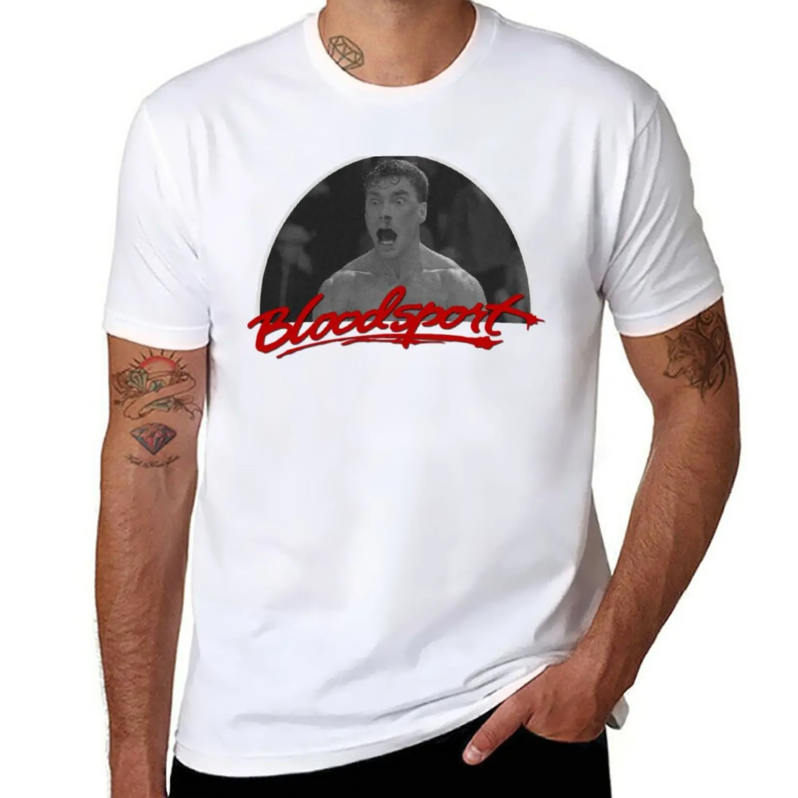 

New Bloodsport T-Shirt plain t-shirt summer tops funny t shirts heavy weight t shirts for men