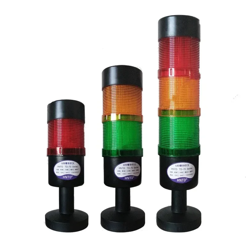 

Диаметр 70 мм, светодиодный многослойный сигнальный светильник, черный, 12 В/24 В/110 В/220 В, сигнальный зуммер безопасности для промышленных машин